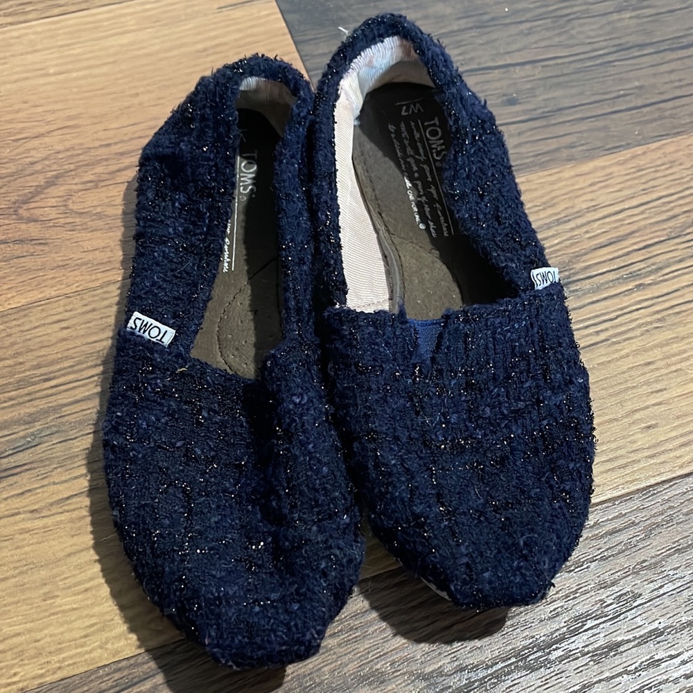 Womens Navy Toms